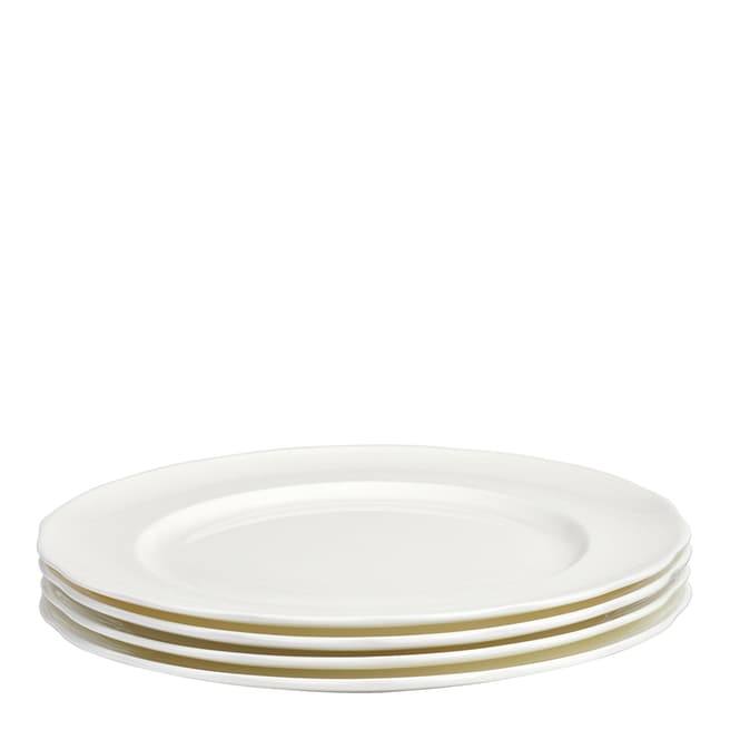 Soho Home Set of 4 Scalloped Dinner Plates