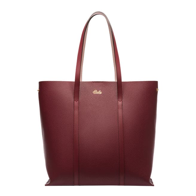 BALLY Dark Red Rodeo Tote