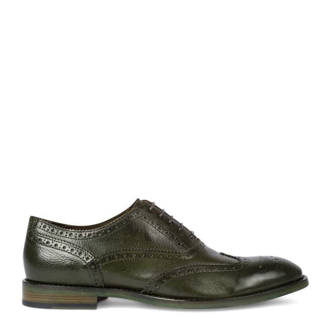 PAUL SMITH Bottle Green Munro Leather Brogue Shoe