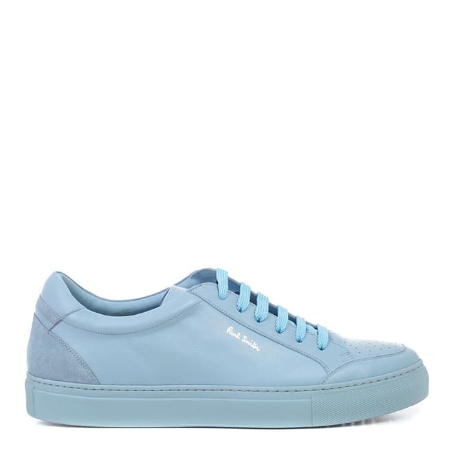 PAUL SMITH Light Blue Primo Low Top Leather Sneakers