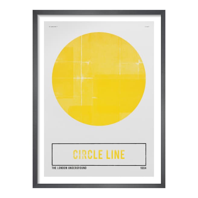 Nick Cranston Circle Line 35.5x28cm Framed Print