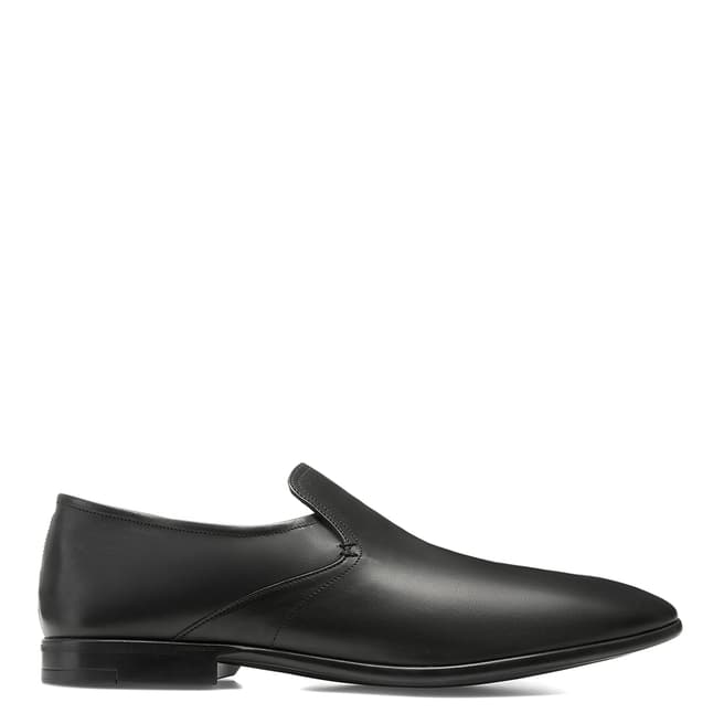 BALLY Black Leather Furco Loafer
