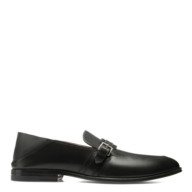 BALLY Black Leather Babouche Loafer