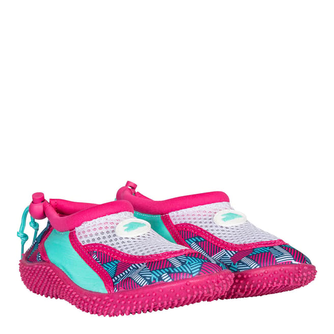 Trespass Girl's Pink Lady Print Squidette Aqua Shoes