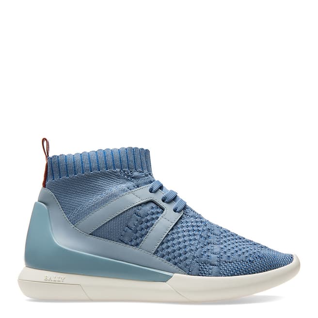 BALLY Blue Canvas Aveline Trainers
