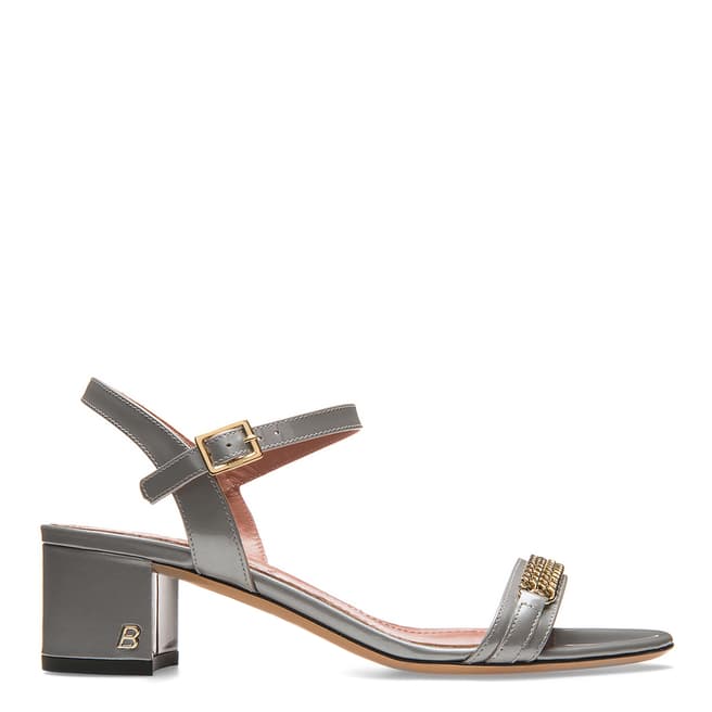 BALLY Silver Leather Coralise Sandal