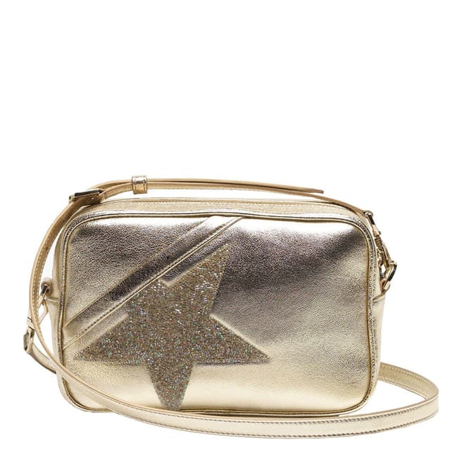 Golden Goose Gold Star Leather Crossbody Bag