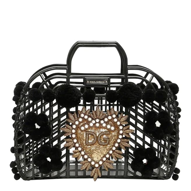 Dolce & Gabbana Black Kendra Top Handle Bag 