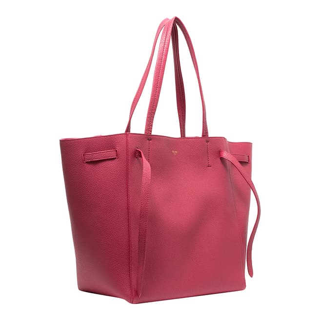 Celine Raspberry Leather Shoulder Bag 