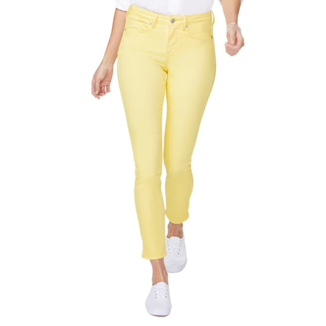NYDJ Yellow Alina Legging Stretch Jeans