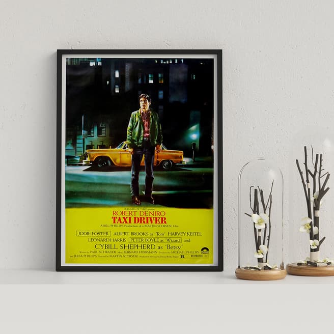 Movie Posters Taxi Driver Retro Movie Poster Framed Print