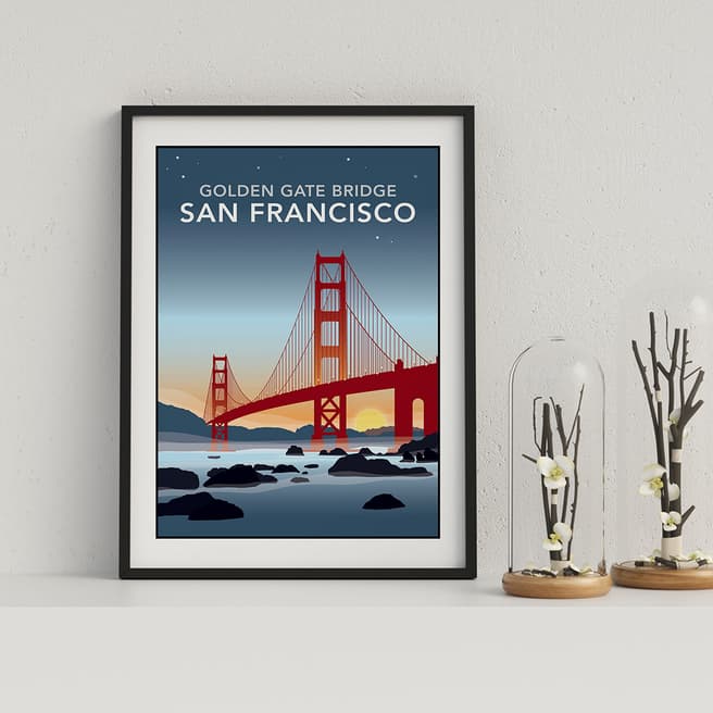 Tabitha Mary Golden Gate Bridge, San Francisco Framed Print