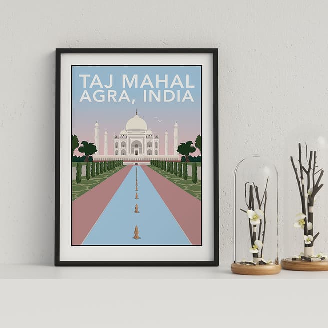 Tabitha Mary Taj Mahal India Framed Print