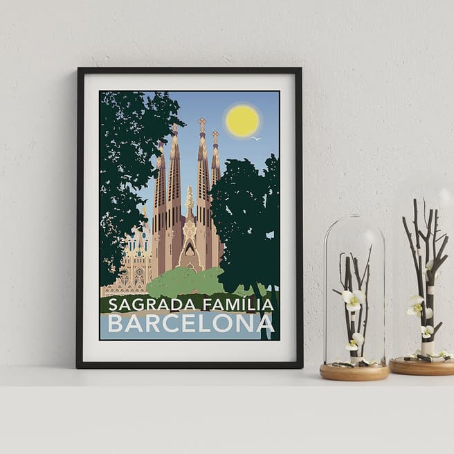 Tabitha Mary Sagrada Familia, Barcelona Framed Print