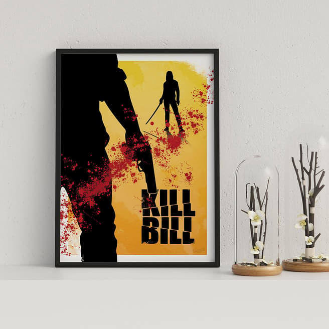 Vouvart Kill Bill Quentin Tarantino Graphic Movie Poster Framed Print 44x33cm