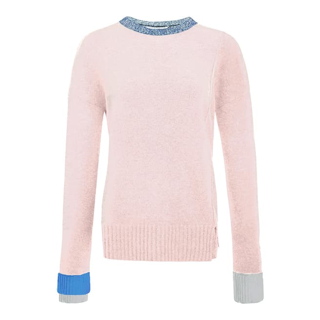 Duffy NY Pink High Neck Cashmere Jumper