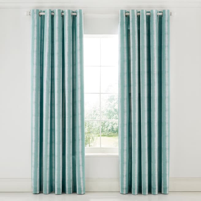 Scion Akira 168x183cm Curtains, Teal
