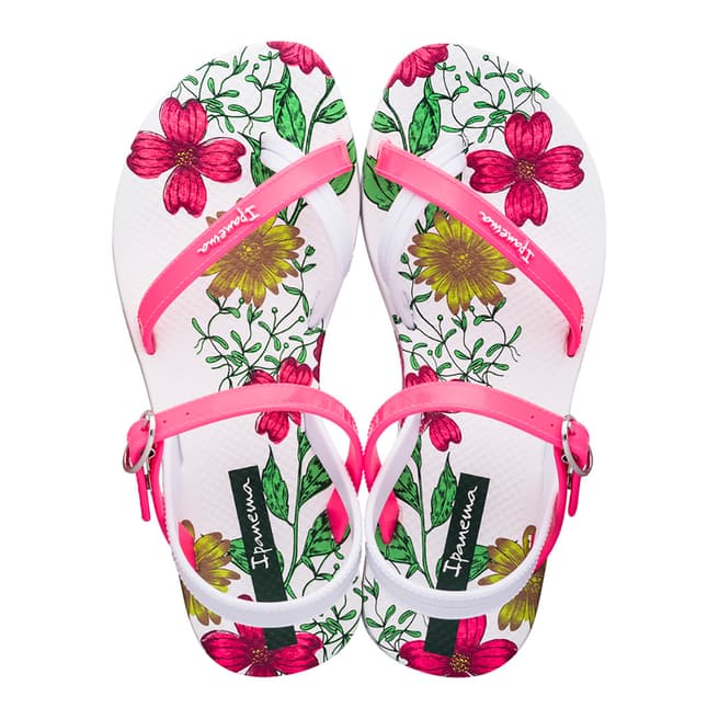 Ipanema Kids White/Pink Fashion Sandals
