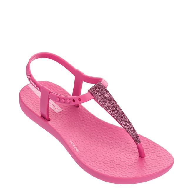 Ipanema Kids Pink Charm Glitter Sandals