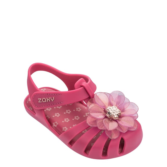 Zaxy Baby Pink Flower Jelly Shoes