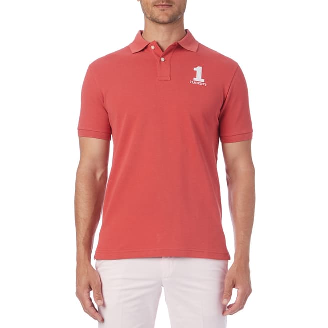 Hackett London Red New Classic Polo Shirt