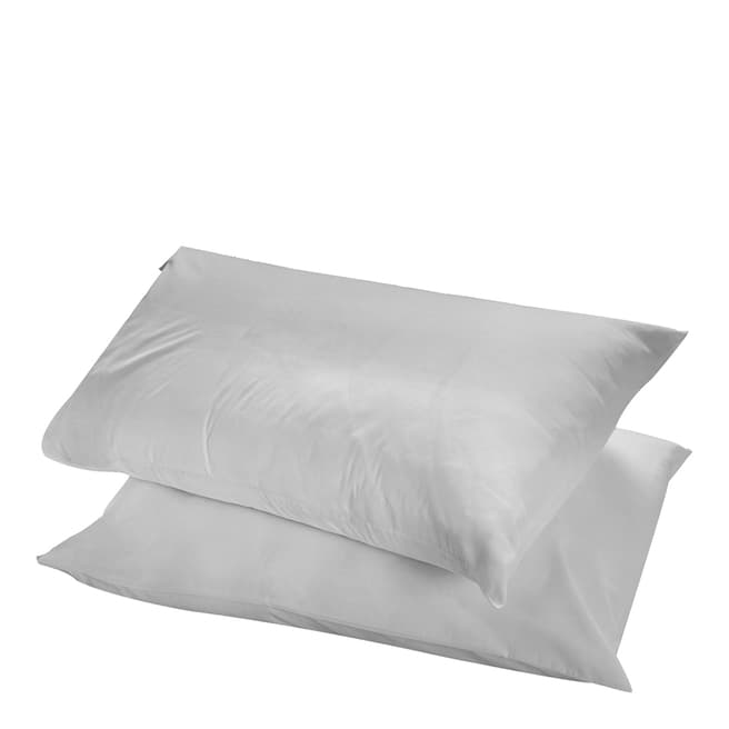 N°· Eleven Pair of Housewife Pillowcases, Silver