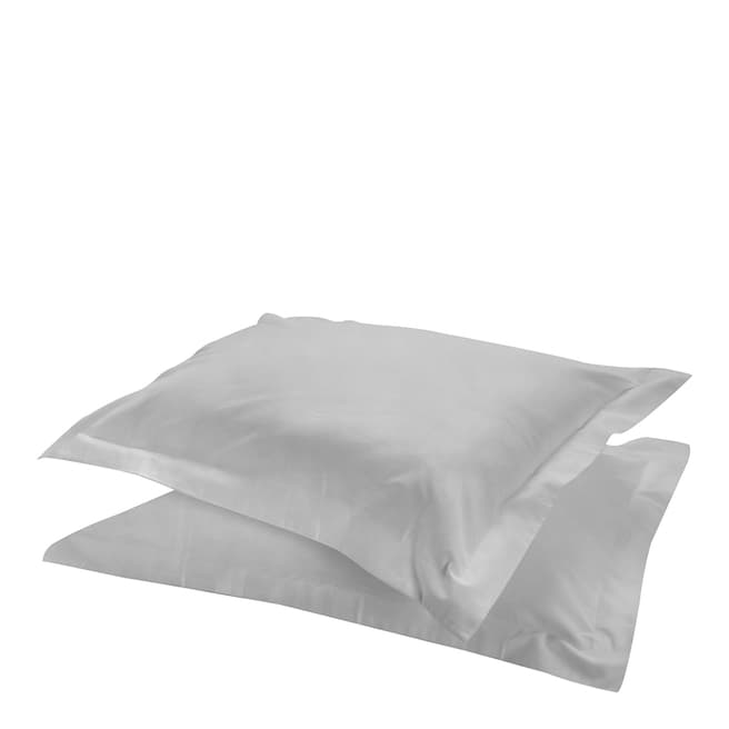 N°· Eleven Pair of Oxford Pillowcases, Silver