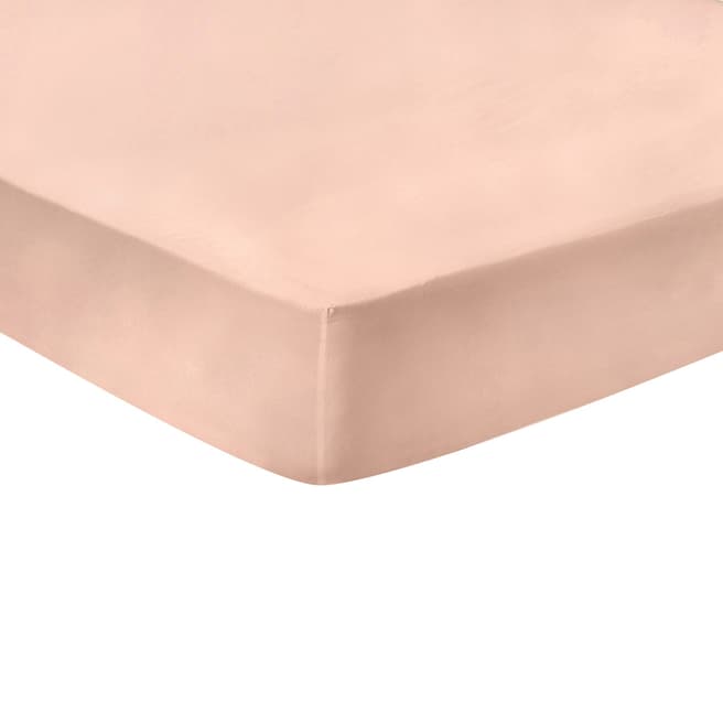 N°· Eleven Deep Double Fitted Sheet, Blush
