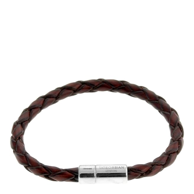 Tateossian Brown Leather Bracelet
