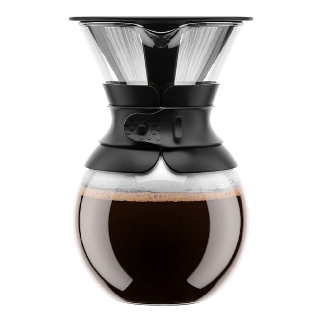 Bodum Pour Over Coffee Maker with Permanent Filter, 1L