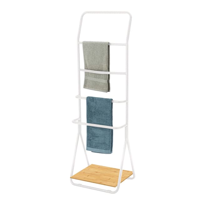 Wenko Verona Towel and Clothes Stand, White