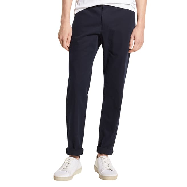 Vince Navy Griffith Slim Cotton Chinos