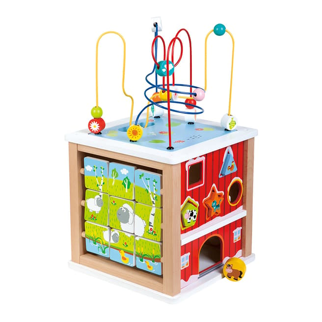 Lelin Toys Farm Activity Cube