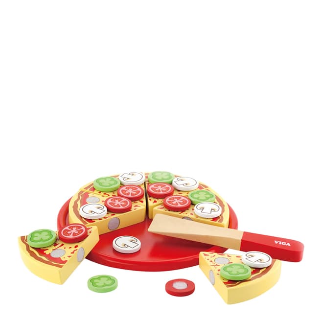 Viga Toys Vegetarian Pizza Cutting Set