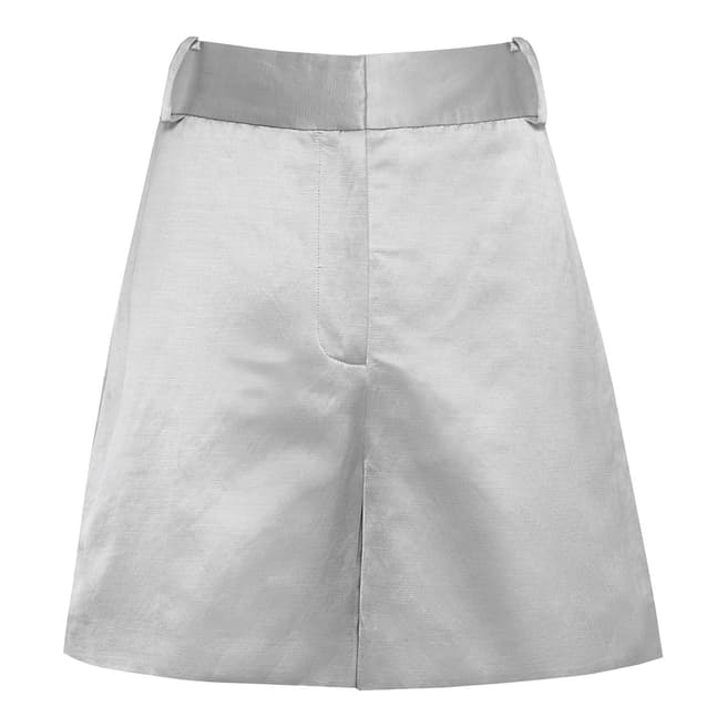 Reiss Grey Metallic Solene Shorts