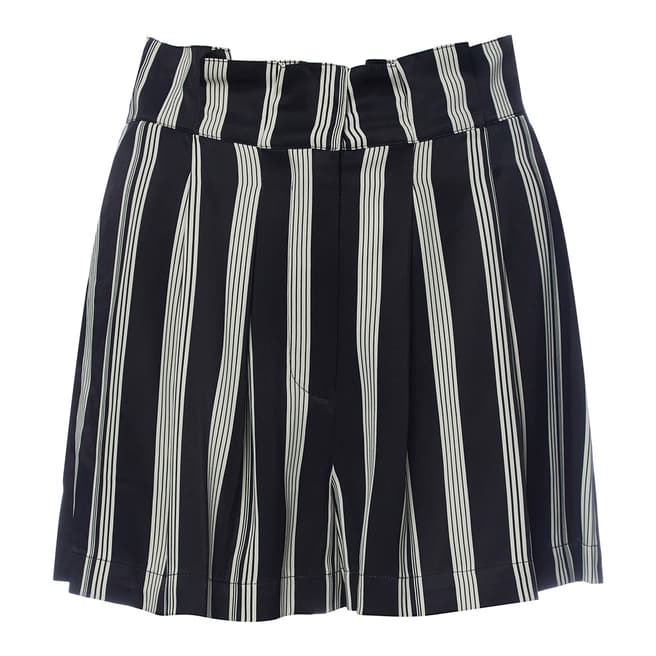 Reiss Black Striped Pisa Shorts