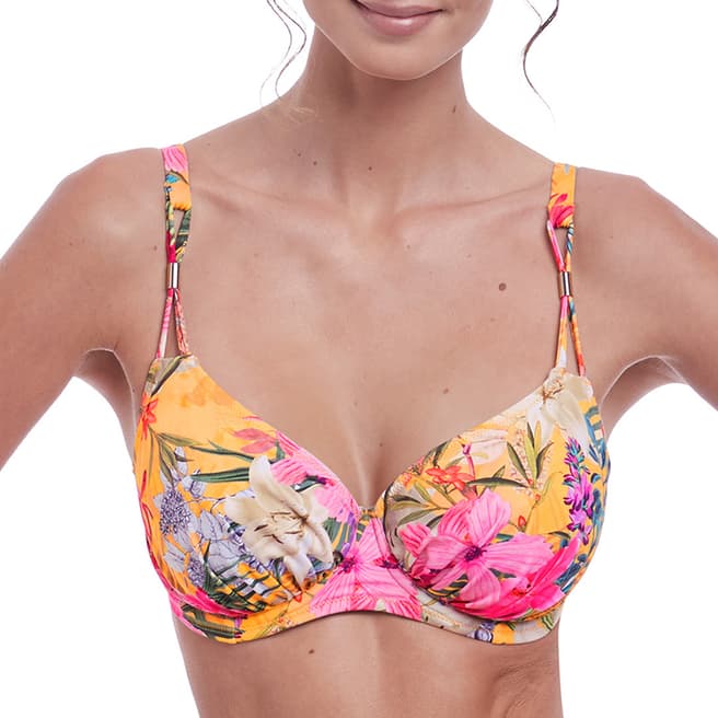 Fantasie Saffron Anguilla Uw Gathered Full Cup Bikini Top