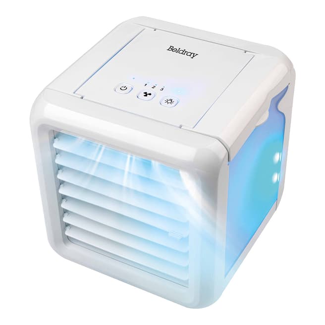 Beldray White Ice Cube Plus Personal Table Top Air Cooler