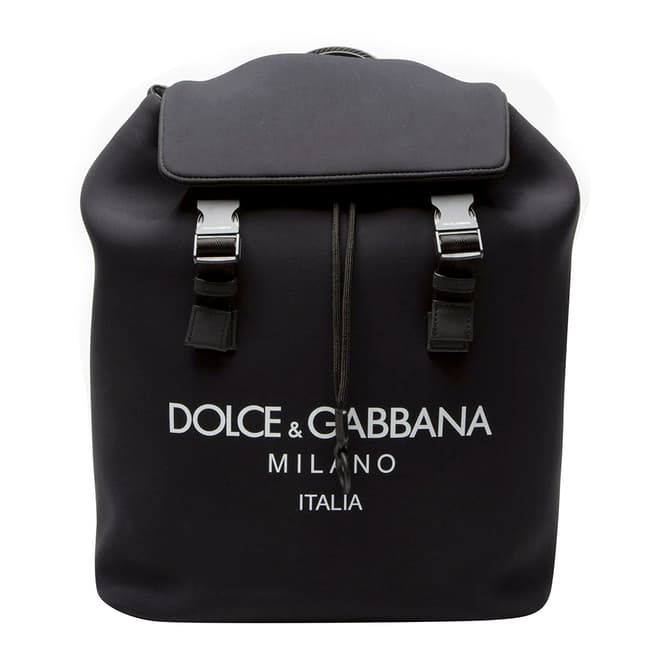 Dolce & Gabbana Men's Black Palermo Backpack 