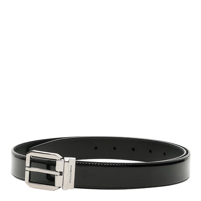 Dolce & Gabbana Men's Black Leather Dolce & Gabbana Belt