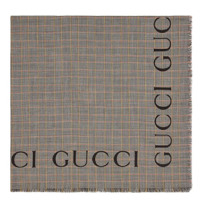Gucci Multi Printed Gucci Scarf