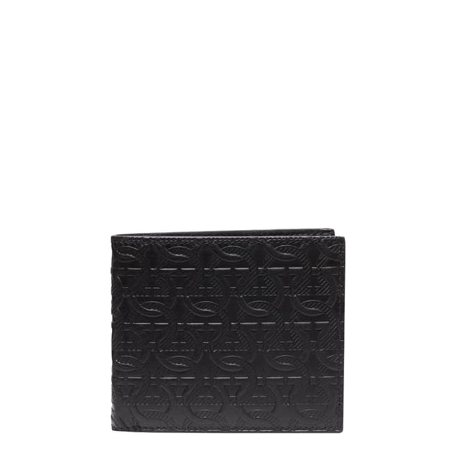 Salvatore Ferragamo Black Savatore Ferragamo Leather Wallet