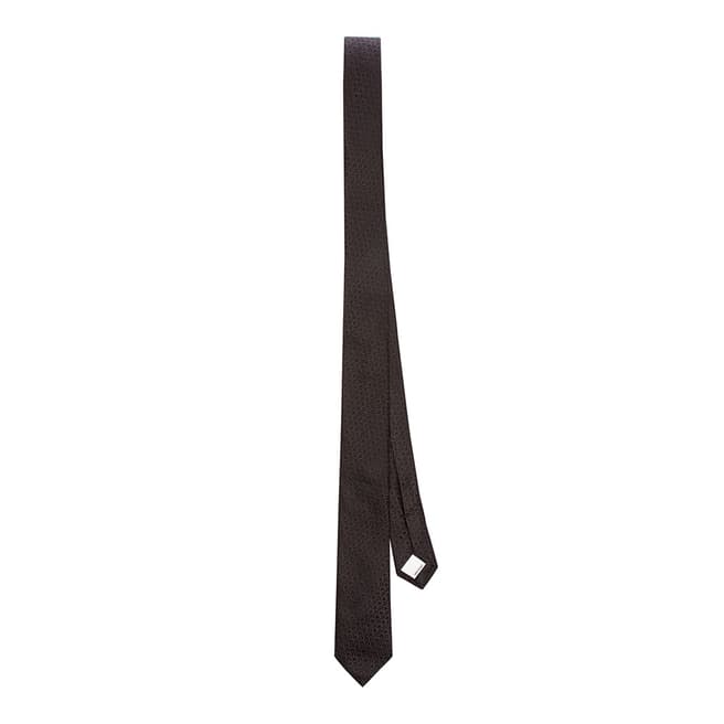Valentino Black Silk Valentino Tie
