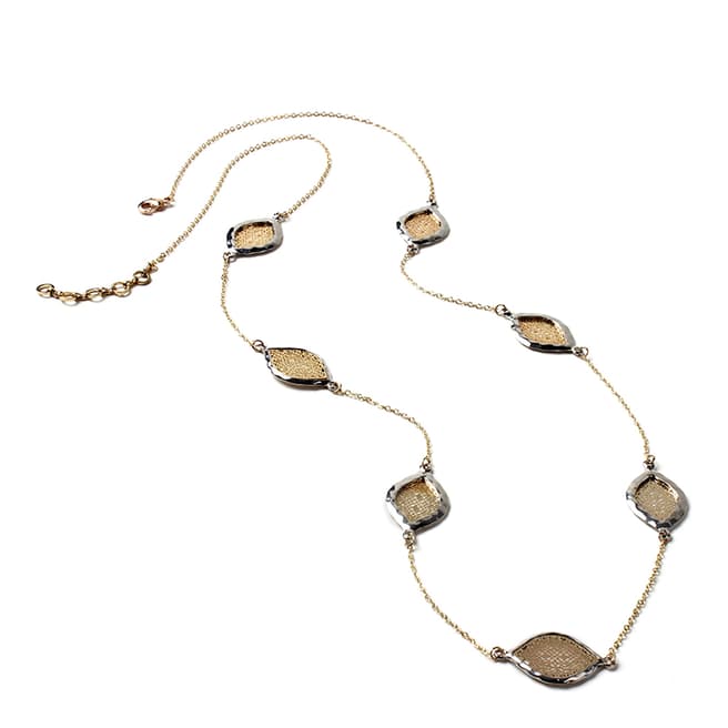 Amrita Singh Gold Long Embellished Necklace
