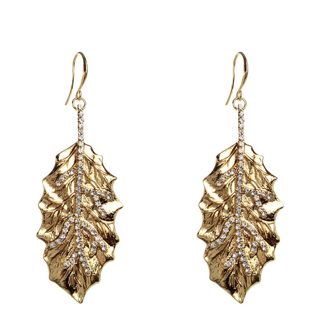 Amrita Singh Gold Leaf Earrings