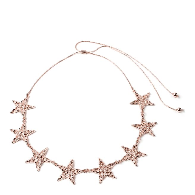 Amrita Singh Rose Gold Star Collar-Style Necklace