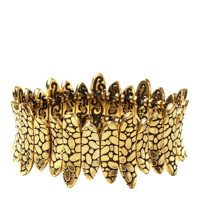 Amrita Singh Antique Gold Stretch Bracelet