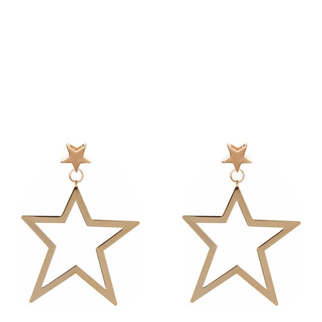 Amrita Singh Gold Star Drop Earrings