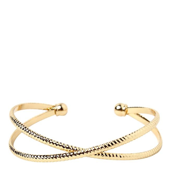 Amrita Singh Gold Plated Cable Cuff