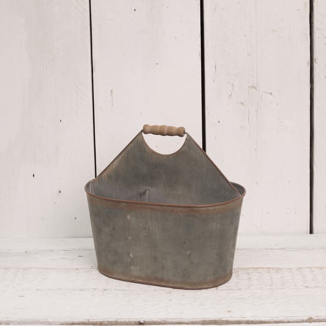The Satchville Gift Company Oval Metal Carrier